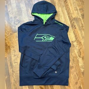 Seattle Seahawks Navy and Green Hoodie